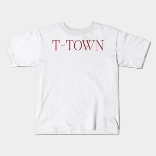 Tuscaloosa Alabama TTown University College Sticker Kids T-Shirt